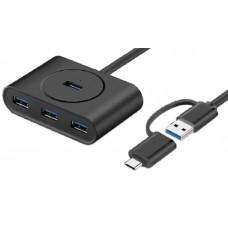 USB 3.0 Hub avec USB Type C port ( noir )